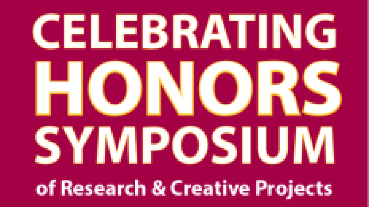 Celebrating Honors Symposium poster