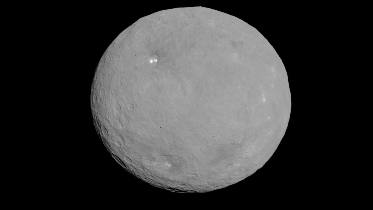 image of dwarf planet Ceres as seen by NASA&#039;s Dawn spacecraft