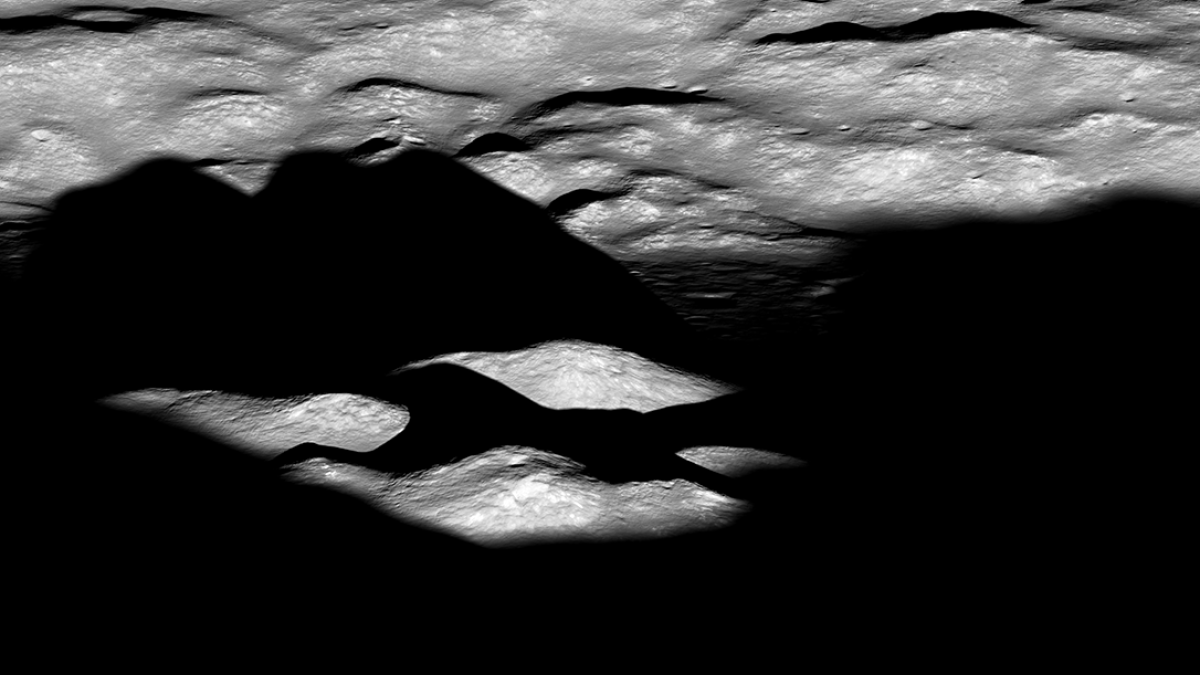 Bhabha crater on the moon