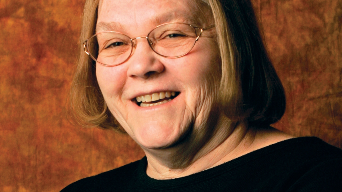 portrait of Sharon Crowley, emeritus professor of English