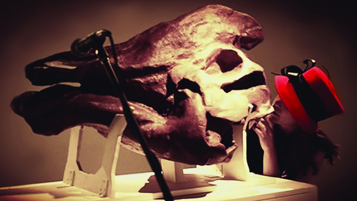 Corythosaurus skull