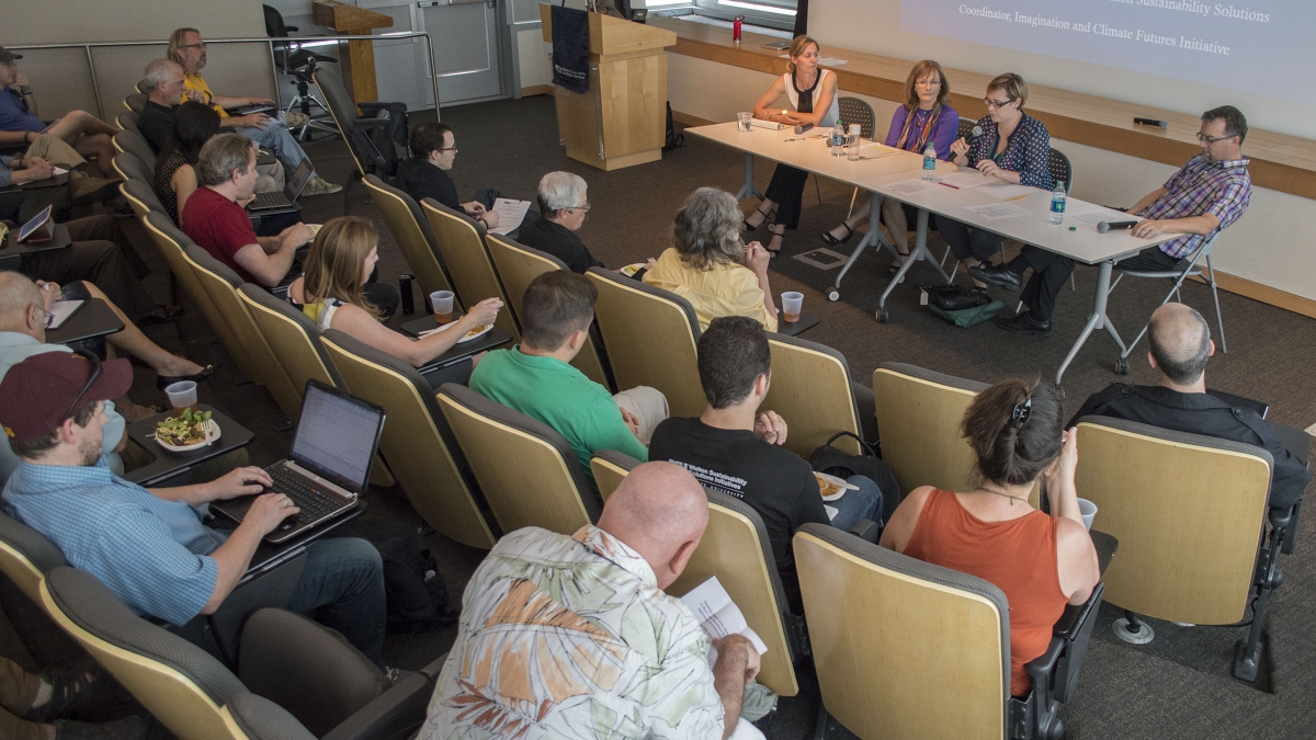 ASU Climate Fiction panel in April 2015