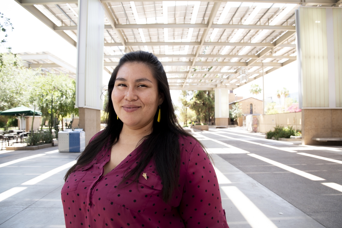 Laura Medina graduated with a master's degree in indigenous rights and social justice from the American Indian Studies program in The College of Liberal Arts and Sciences.