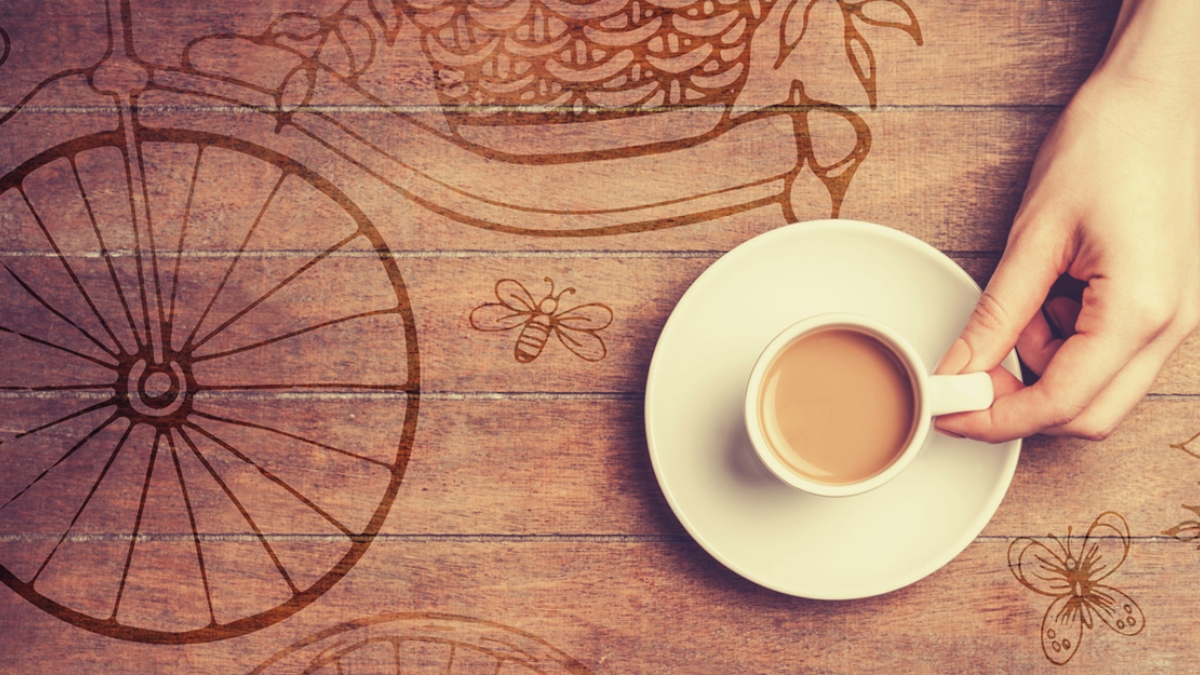 coffee cup on table