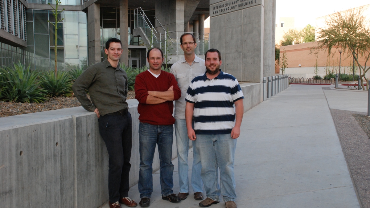 The four members of the Nasonia Genome Working Group at Arizona State University