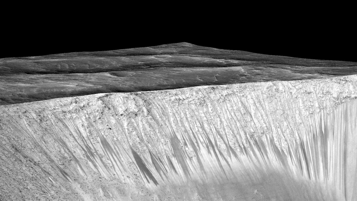 Grani Crater on Mars