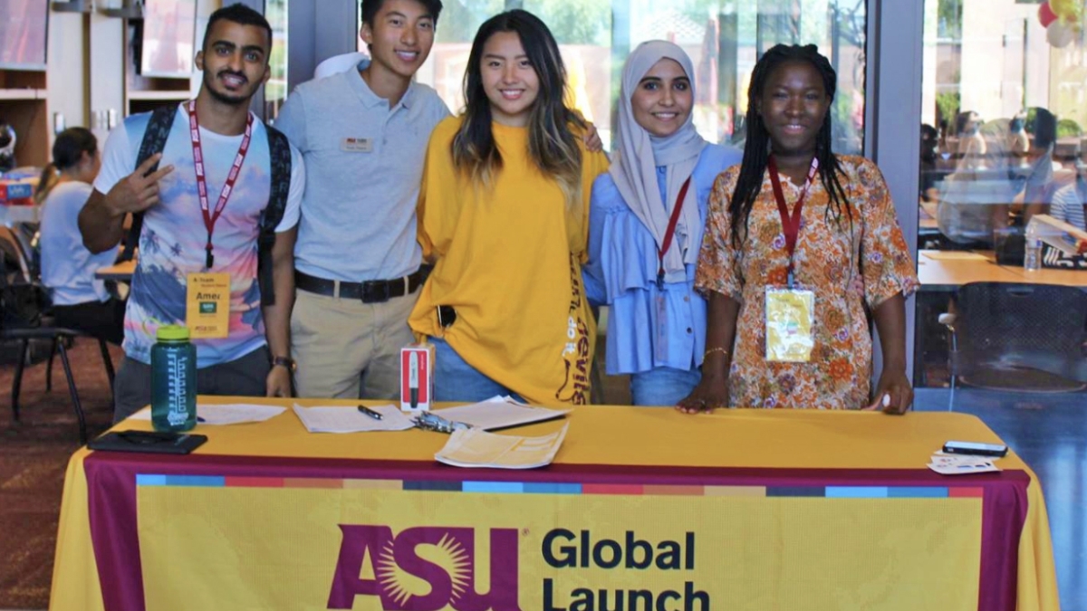 Global Launch student ambassadors.
