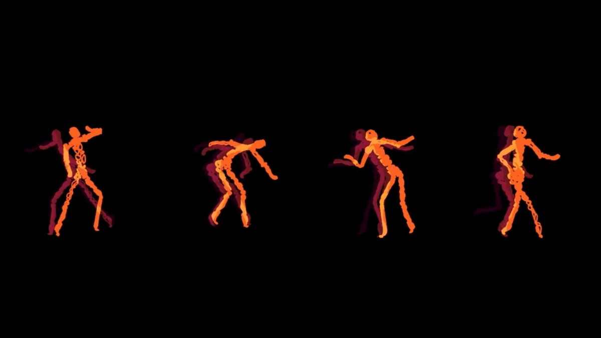 sample animations to demonstrate use and potential for motion capture data
