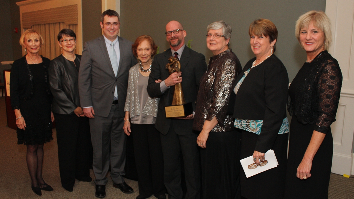 David Coon, PhD receives the Rosalynn Carter Leadership Award