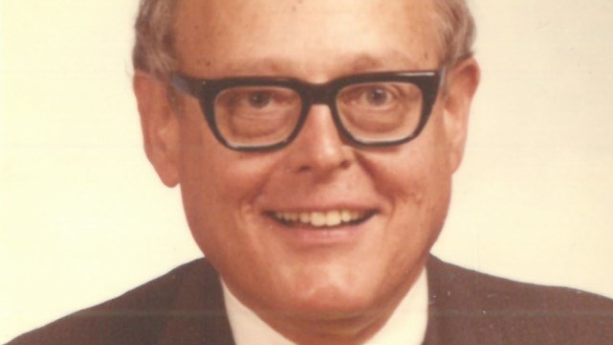 Portrait of the late ASU Professor Harold Fearon.