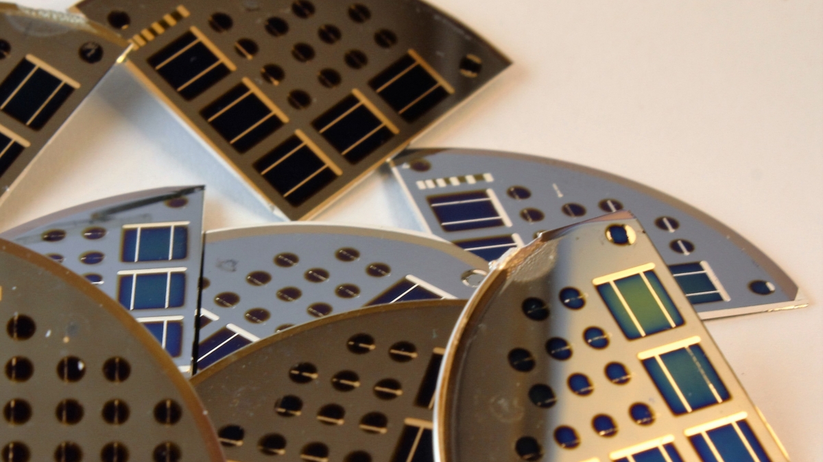Thin film cells for solar power.