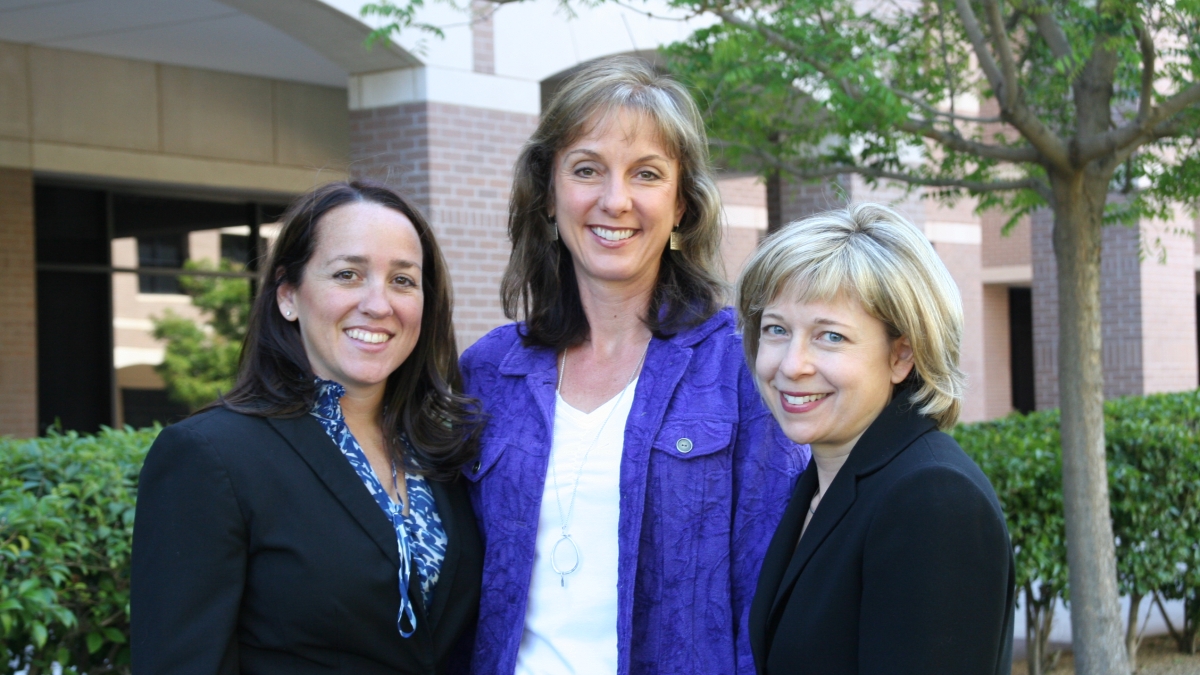Image of (from left to right) Carla Fisher, Teri Pipe, Katherine Hunt
