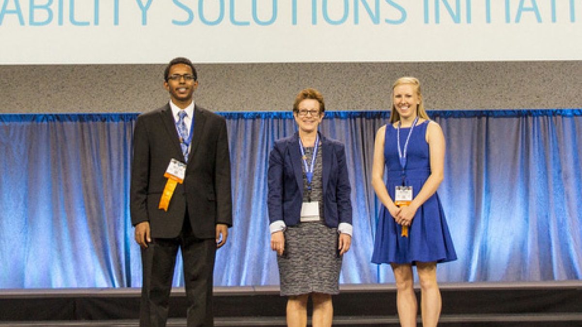 Intel ISEF Sustainability Award winners