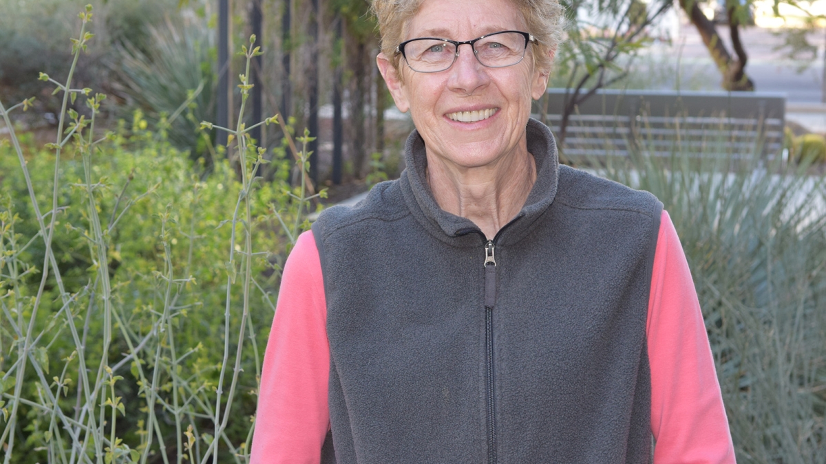 Portrait of ASU Professor Emerita Linda Vaughan.