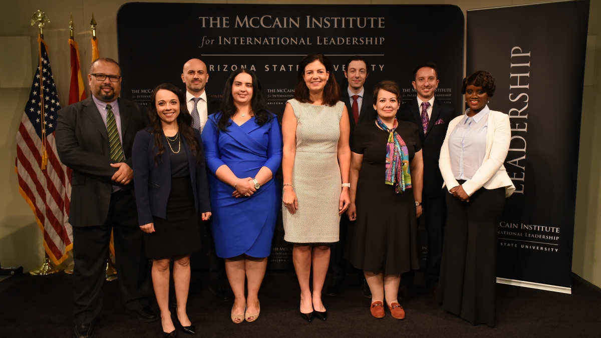 McCain Institute Next Generation Leaders Program 2016 cohort graduation