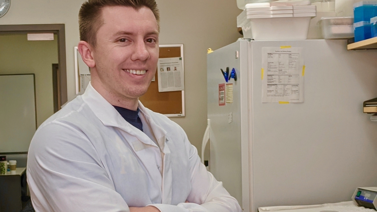 School of Life Sciences graduate student Michael Holter