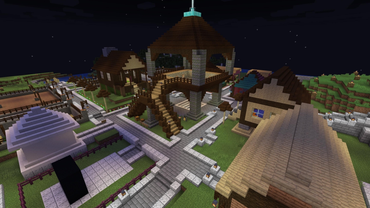 Image from a sttudent made Minecraft gaming server