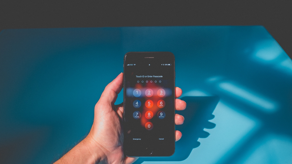 Passcode-protected phone