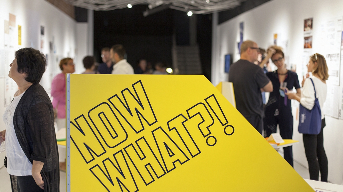 Photo of "Now What?" design exhibition