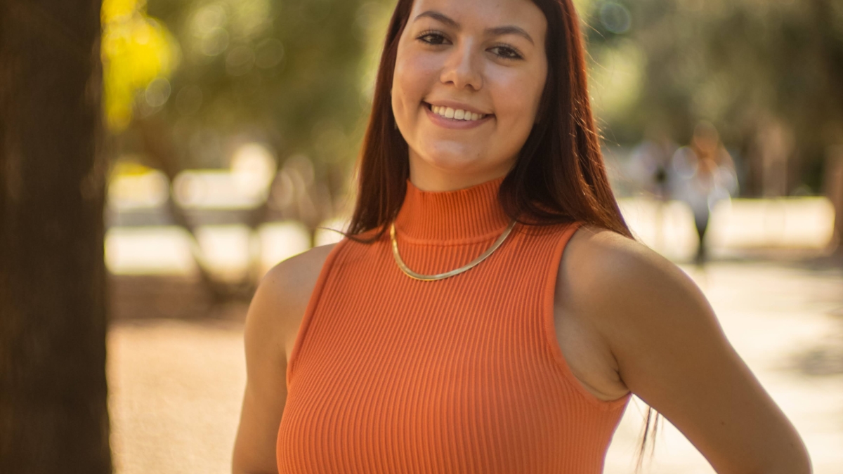 Portrait of ASU student Paola Hernandez.