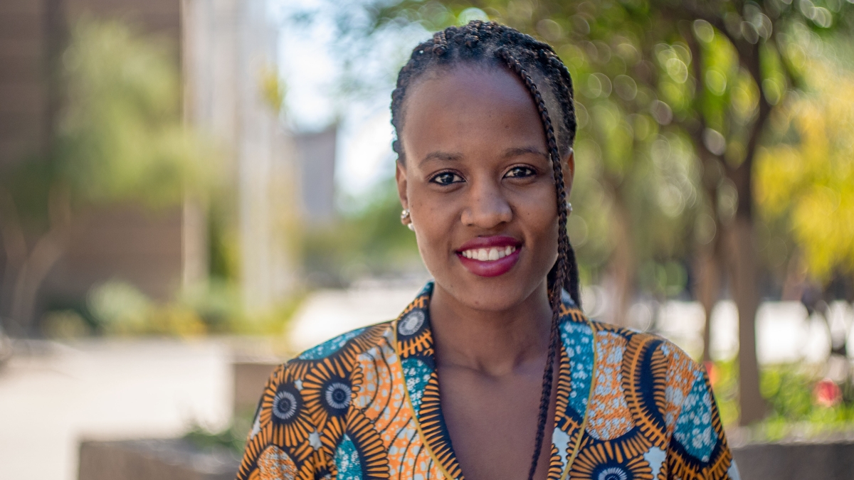 , Thato Seerane, a senior in the Arizona State University Department of Psychology and a student in Barrett, the Honors College, has worked on improving literacy in South Africa.