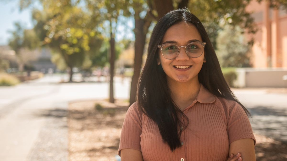 Rishika Shah, an undergraduate researcher in four labs in the Department of Psychology