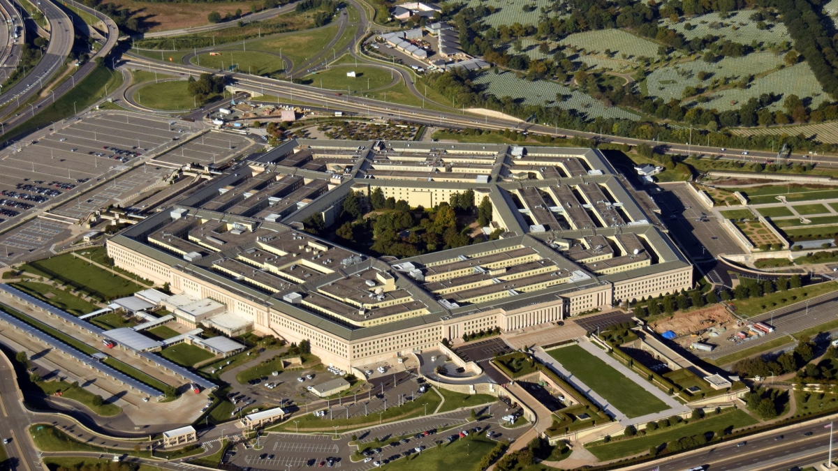 Aerial view of the U.S. Pentagon.