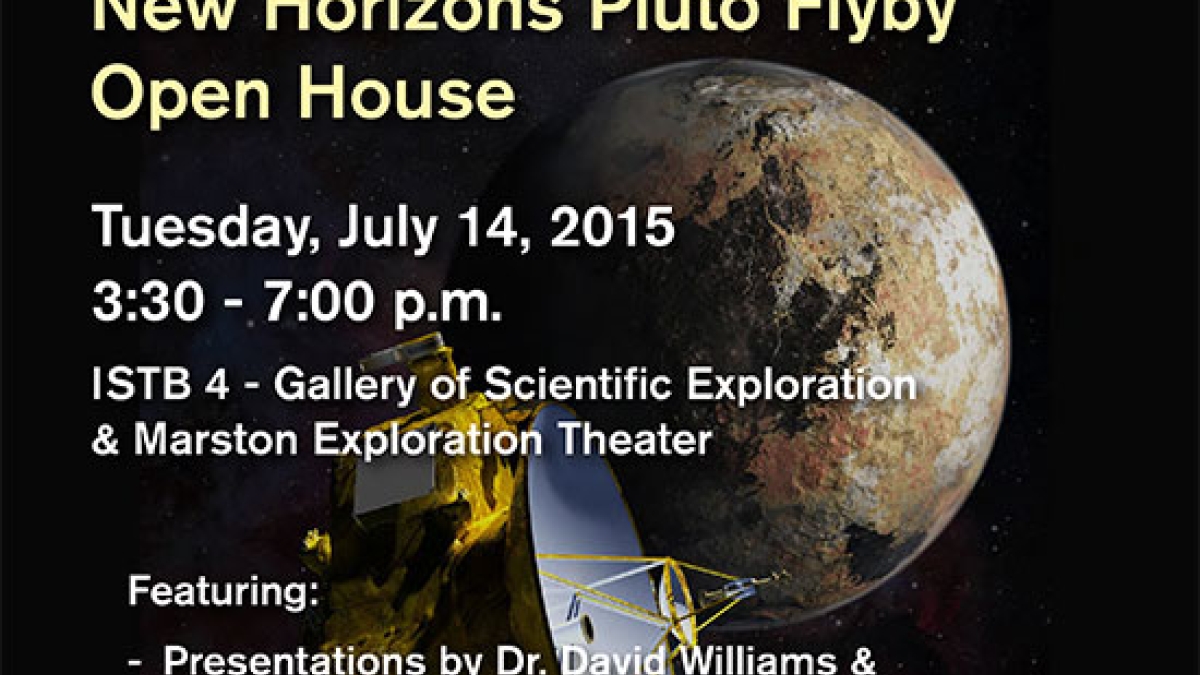 NASA image of Pluto from New Horizons spacecraft