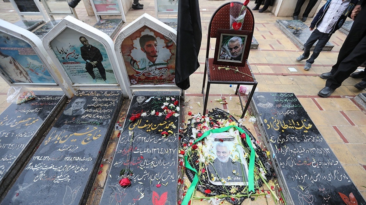 Maj. Gen. Qasem Soleimani's grave site in Iran