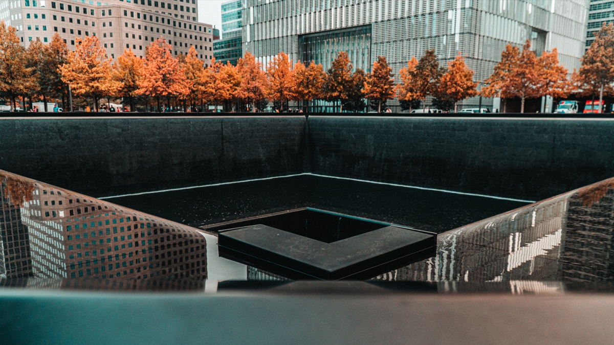 The Ground Zero memorial in New York City