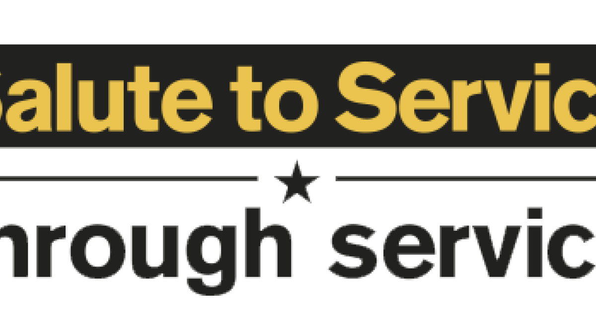 ASU's Salute to Service logo.