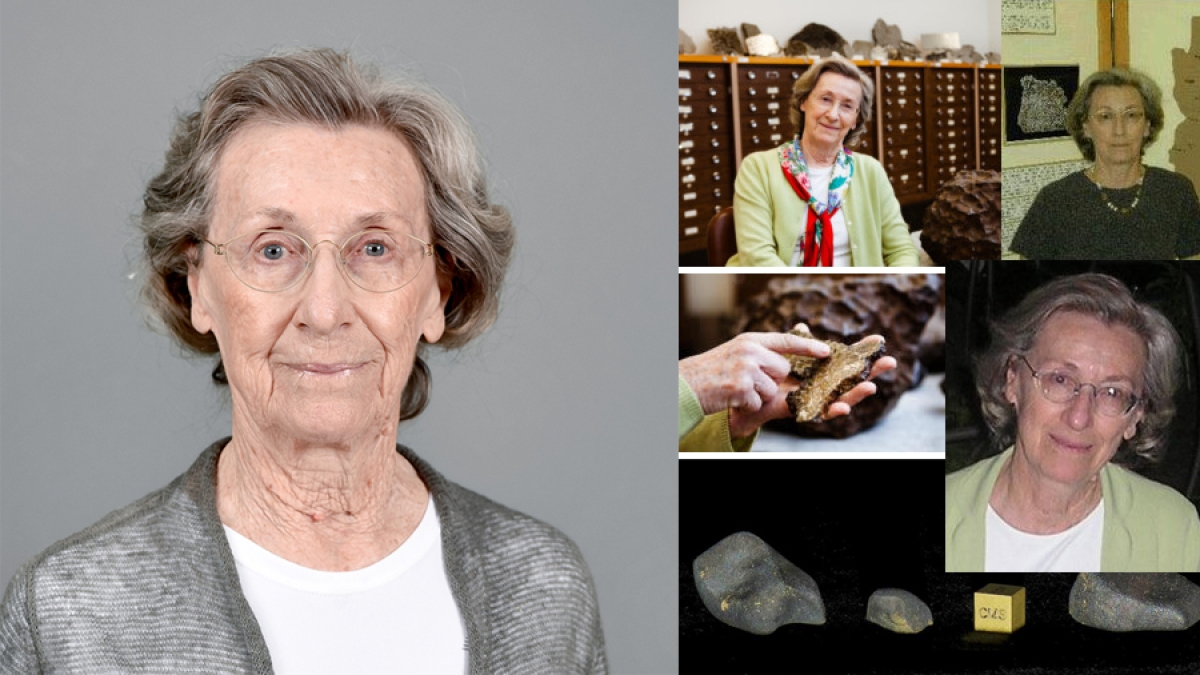 Collage of photos of the late ASU Emeritus Professor Sandra Pizzarello.