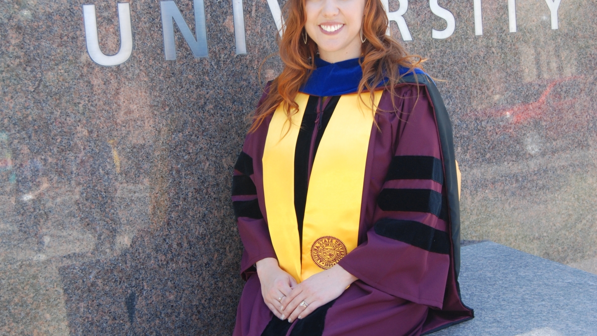 Graduating ASU doctoral student Sarah Snyder / Courtesy photo