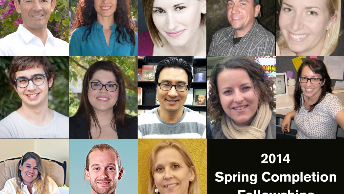 2014 Spring Graduate Completion Fellows