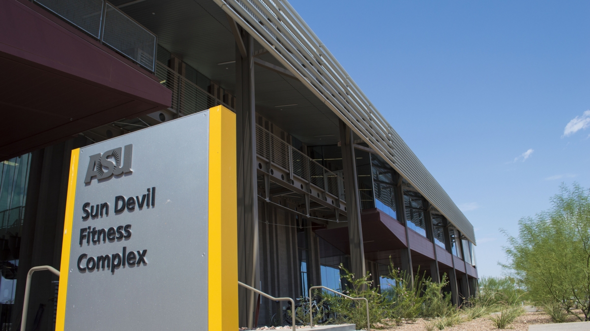 exterior of Sun Devil Fitness Complex Poly