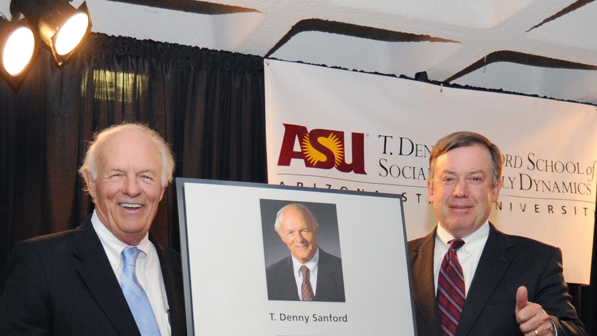 T. Denny Sanford has established the Horatio Alger-Denny Sanford Scholarship Program at 12 universities, including ASU
