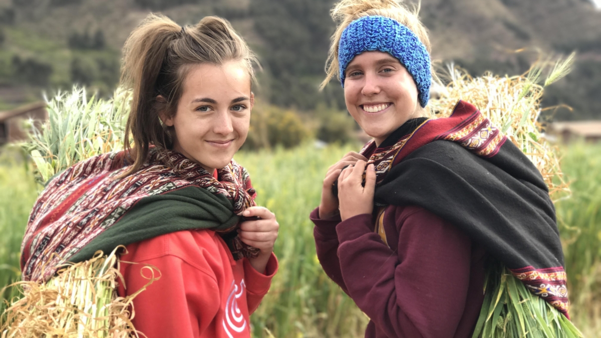 ASU students on their study abroad to Peru