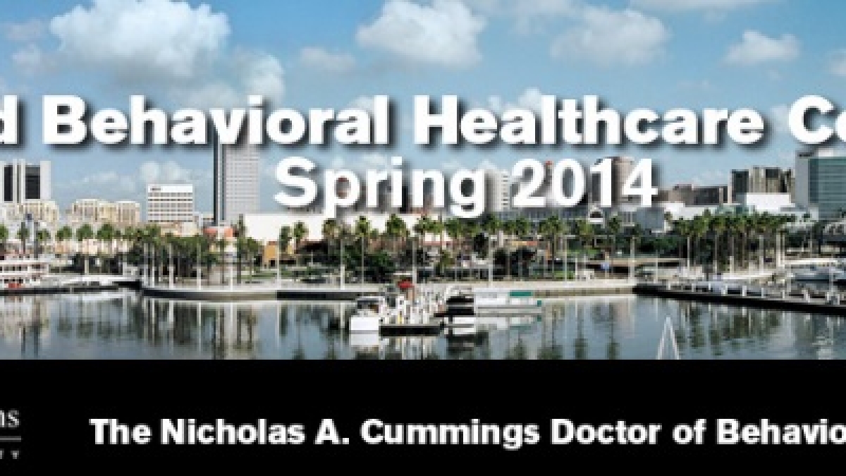 Integrated Behavioral Healthcare Conference Spring 2014 banner