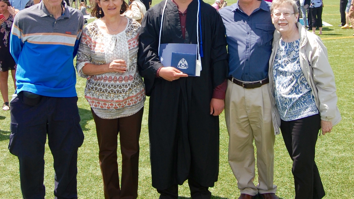 ASU alumnus attends grandson's graduation 