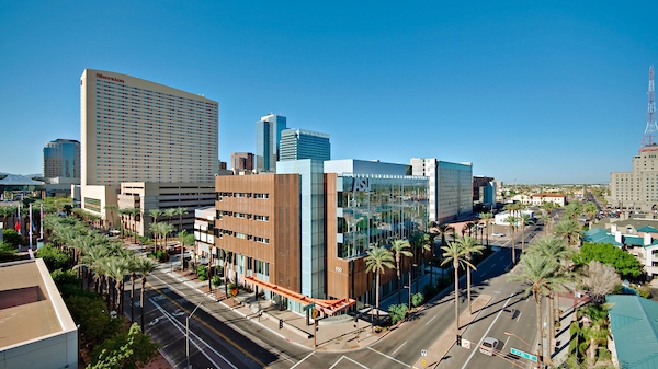 Health North building at the Downtown Phoenix campus