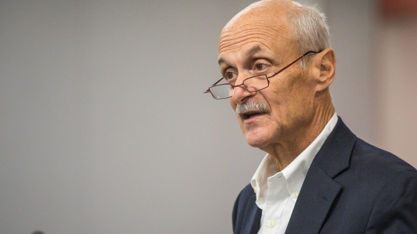 Former Secretary of Homeland Security Michael Chertoff speaks at an ASU event about privacy and security