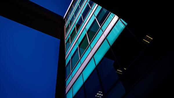 Exterior of the Fulton Center building on the Tempe campus.