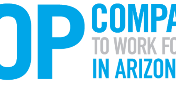 Top Companies to Work for in Arizona text logo