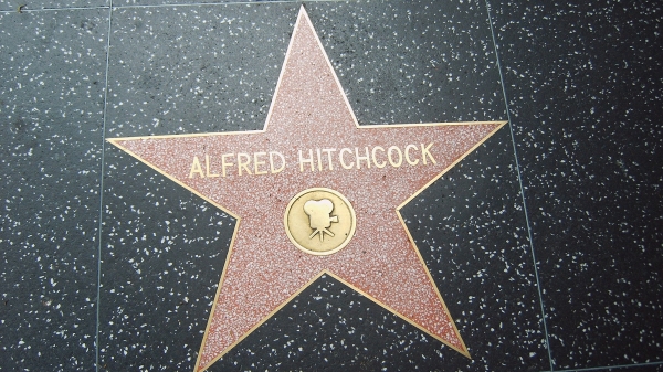 Alfred Hitchcock star on Hollywood Walk of Fame