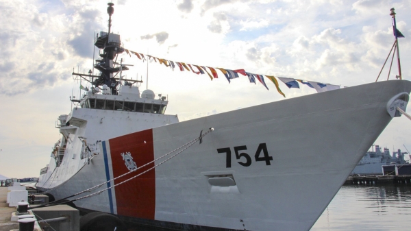 U.S. Coast Guard Cutter James in Charleston, South Carolina