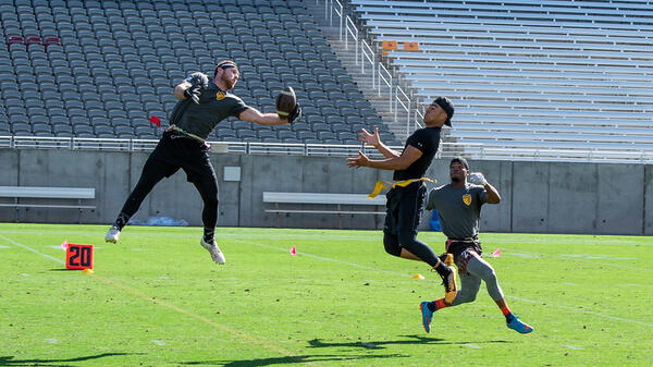 Players on the field 