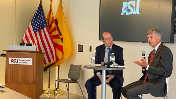 Ambassador David Johnson during Washington Week for ASU International Affairs and Leadership MA students