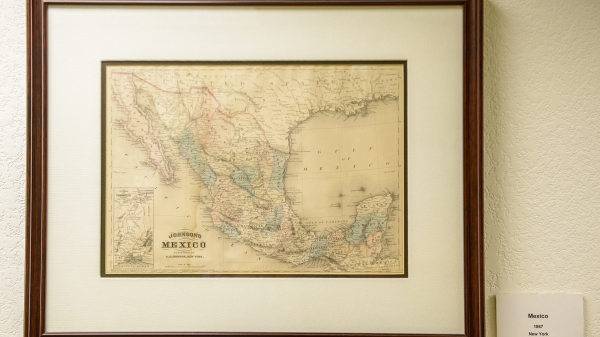 A map of Mexico.
