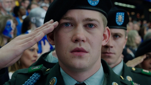 Soldier saluting