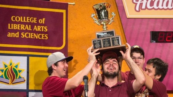 The College of Liberal Arts and Sciences wins Academic Bowl